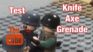 Knife, Axe and Grenade Test ( ReUpload) ( Stop Motion)