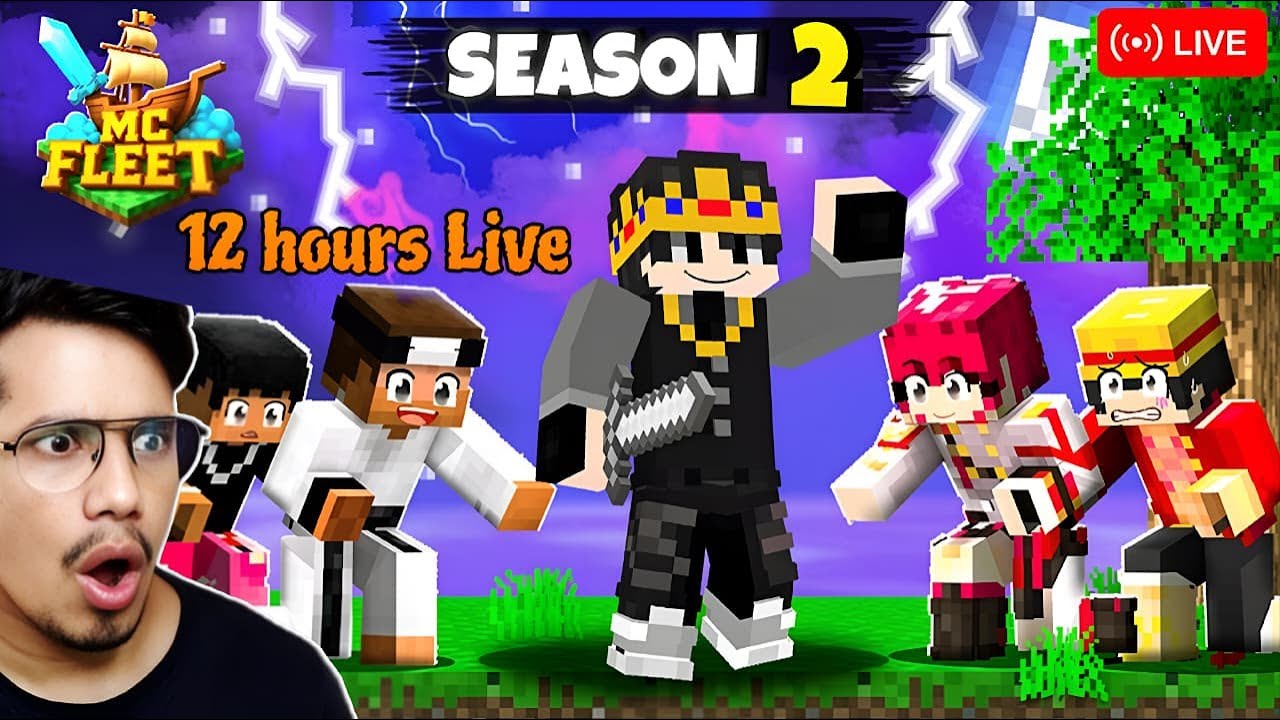 2026 First Live Stream 🔴 | MC Fleet Season 2 Begins 😱 | 12 Hours Live Stream | I Am K.R