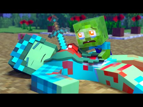 زندگی ماین کرافت | تاپ 5 داستان بسیار غم انگیز 😥 | انیمیشن Minecraft