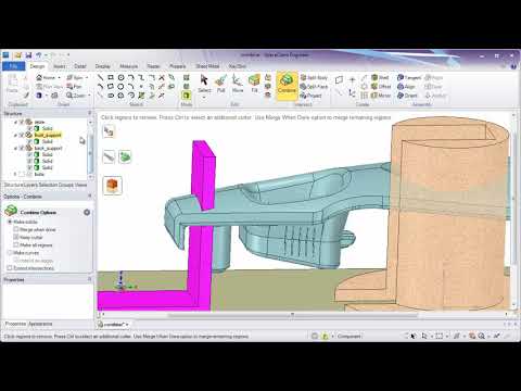 SpaceClaim Tutorial 2.5 Combine