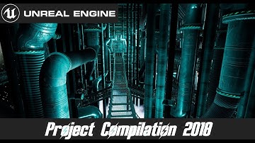 Unreal Engine 4: 2018 Project Compilation / No Speed Level Design / 4k