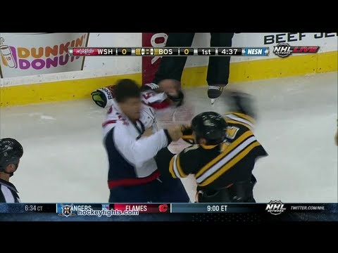 Joel Rechlicz vs Milan Lucic Sep 23, 2013