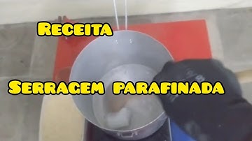 Como fazer serragem parafinada, para recarga de cartuchos metálicos! #caça #hunter #cacciatore #caça