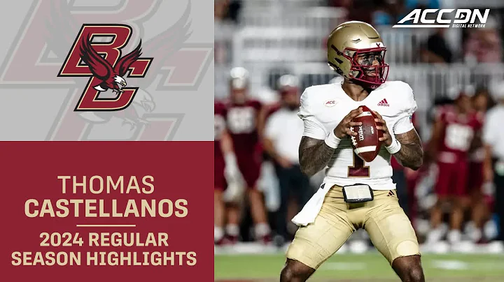 Thomas Castellanos 2024 Regular Season Highlights | Boston College Quarterback
