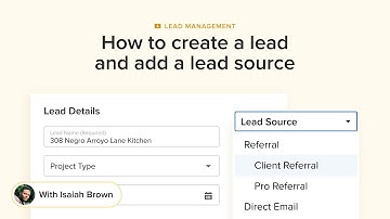 Creating a Lead & Adding a Lead Source