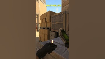 Crazy A Site Mollies On Mirage CS2 #shorts