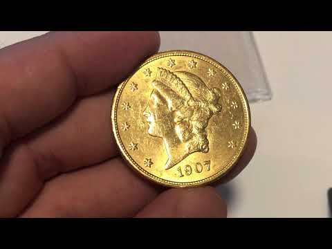 1907 Gold $20 coin
