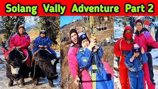 ओवी तुला भीती वाटते कि नाही ? Solang Valley Adventure Part 2 by Crazy Foody Ranjita