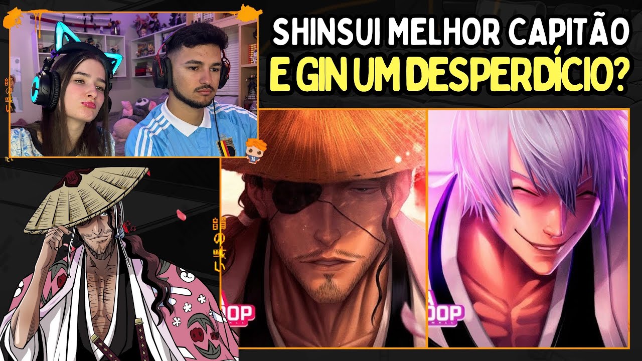 2 em 1 Kyoraku Shunsui e Gin Ichimaru | Novatroop (Bleach) | Apenas uma live