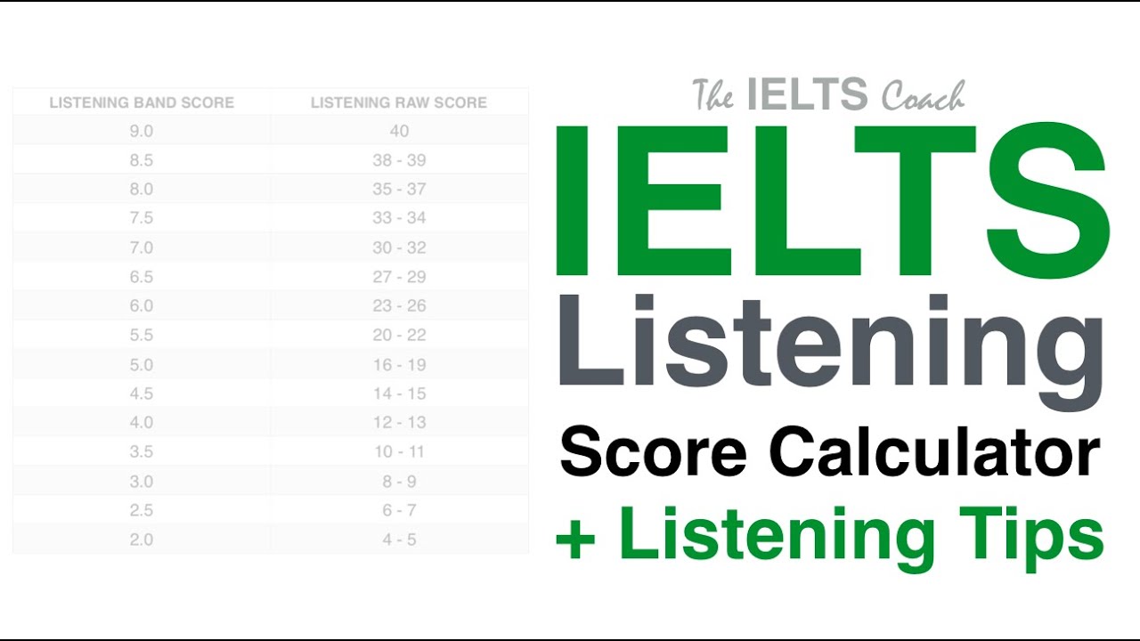 Ielts Band Score Conversion Table Decoration Ideas For Thanksgiving