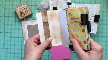 Junk Journal - Hidden Spine with Five Hole Binding Stitch