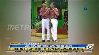 Viral Video Pelajar SMA di Berau Bisa Tirukan Suara Presiden Jokowi