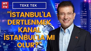 Kanal İstanbul için ne düşünüyor? Ekrem İmamoğlu yanıtladı