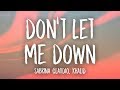 Sabrina Claudio - Don't Let Me Down (Lyrics) feat. Khalid