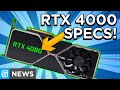 Nvidia’s RTX 4000 Specs LEAK - HUGE Performance Jump!