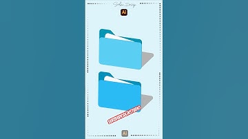 Create folder icon | Adobe Illustrator