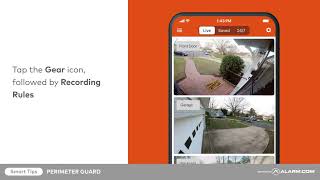 How to set up perimeter guard for your Alarm.com Cameras