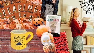 ATMOSPHERIC READING VLOG || reading as many spooky, witchy, autumnal books as I can in 24 hours 🎃