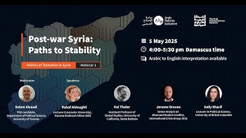 Post-war Syria: Paths to Stability