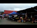 Hujan lebat serta angin kuat melanda pasar pagi wakaf zin bachok.