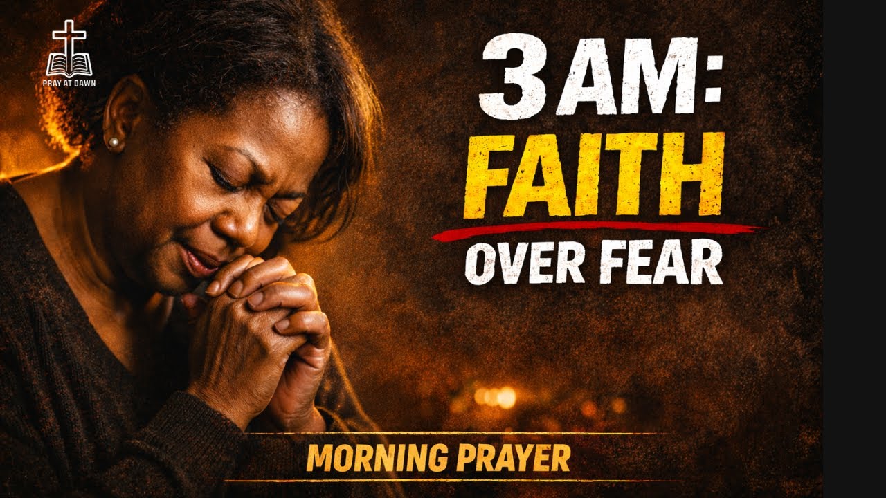 3AM Prayer to BREAK Fear and RELEASE Faith in Jesus | Deep Morning Prayer