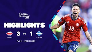 Highlights | Costa Rica vs Honduras | 2023/24 Concacaf Nations League Play-in image