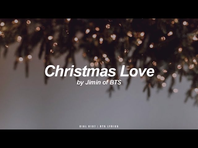 Christmas Love | Jimin (BTS - 방탄소년단) English Lyrics class=