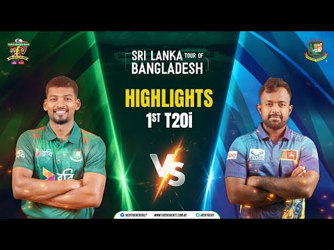 Highlights | 1st T20i | Dutch-Bangla Bank Bangladesh vs Sri Lanka T20i Series 2024