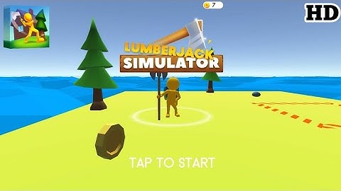 Lumberjack - Chop Wood Gameplay (Android,iOS)