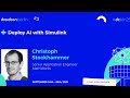 Deploy AI with Simulink - Christoph Stockhammer &amp; Rajan Bharatkumar Mistry | droidcon Berlin 2025