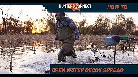 Open Water Decoy Spread