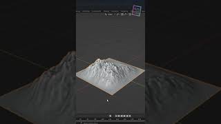 Full Quick & Easy landscapes in blender #blendertips #blender3d  #c4d #blendertutorial #c4dart #blustar Update