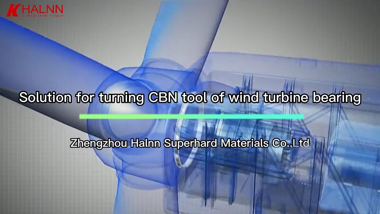 Round cbn inserts solutions for wind turbine bearing, rolling bearings