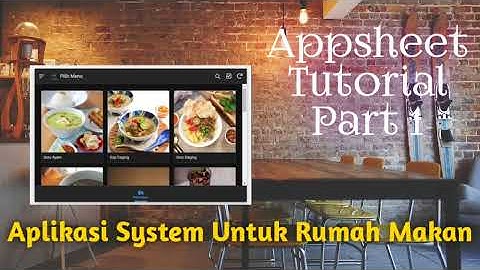 Aplikasi System Pembayaran Rumah Makan