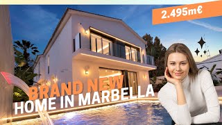 Minimalistic + Sleek + Incredible value = Brand new villa in Marbella under 2.5M€. MarBanus.