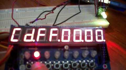 LKM1638 and RGB led test with Arduino