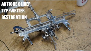 Antique Oliver 5 Typewriter Restoration Process
