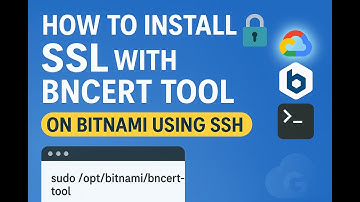 How to Install Setup Free SSL with Bncert Tool on Bitnami using SSH on Google Cloud Tutorial