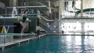 Erin lynch diving at germantown aquatic center