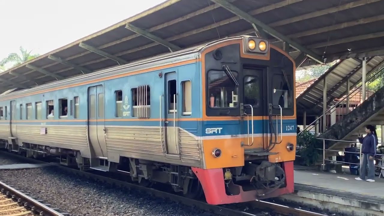 NKF.1247 + 1263 + 1234 + 1252 ขบวนรถธรรมดาที่ 280 ออกหัวตะเข้ | Ordinary Train 280 DEP. Hua Takhe