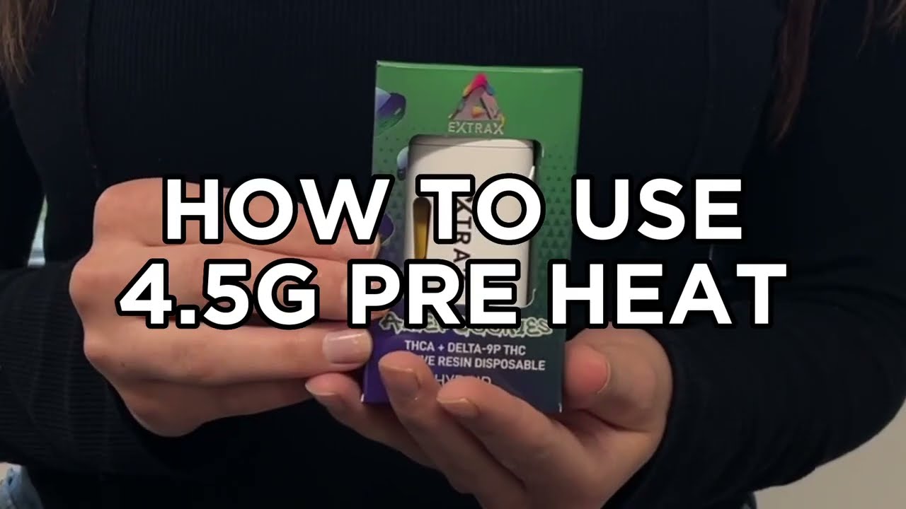 Vaping THC Guide: How to Use a 4.5 Gram THCa Disposable by Delta Extrax -  Quick and Easy Steps!