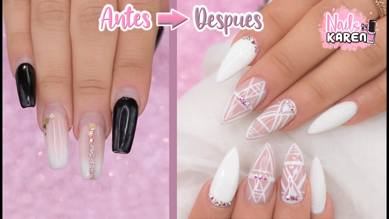 CAMBIO EXTREMO de UÑAS -  RETOQUE 6 SEMANAS |Clienta