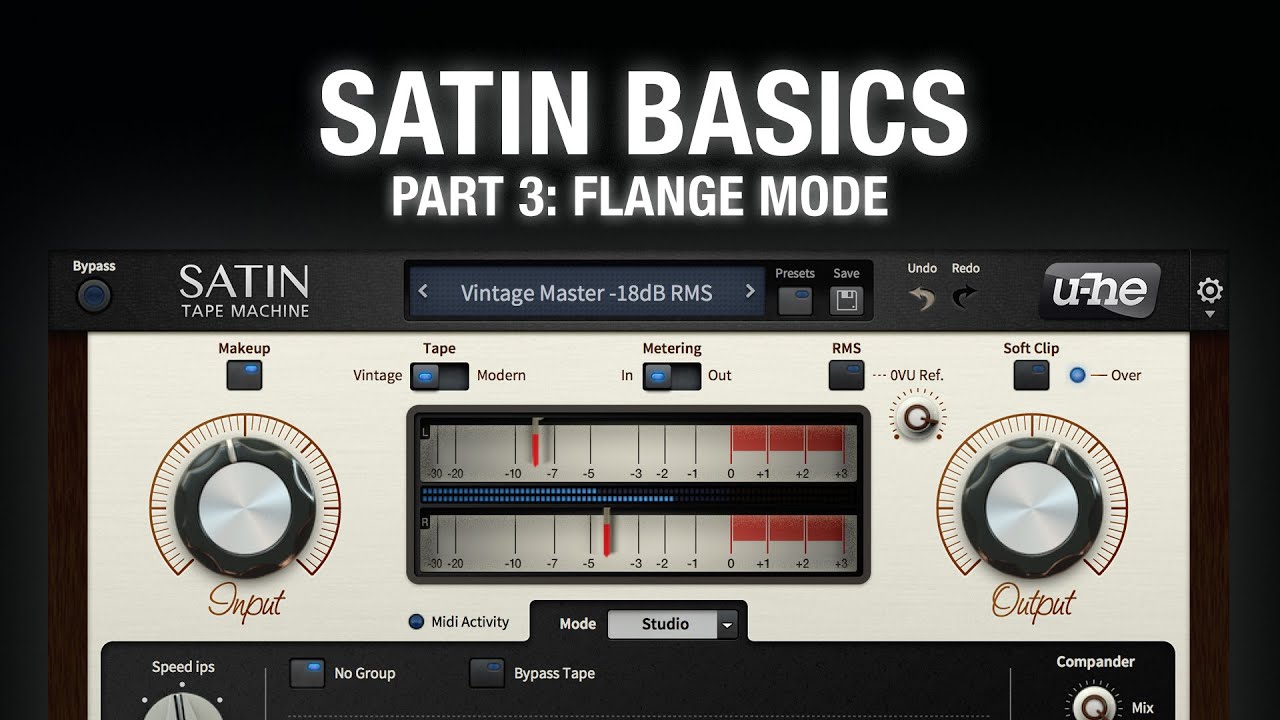 u-he Satin Basics, Part 3: Flange