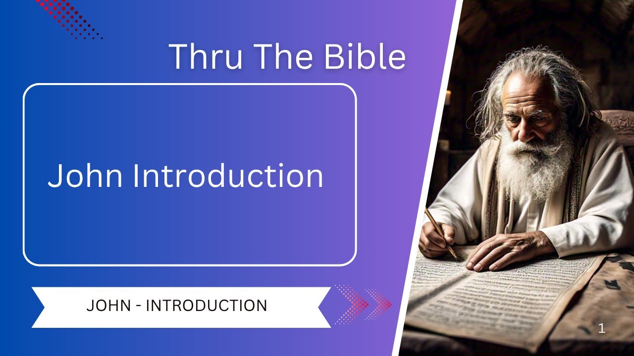 01 - Introduction | John Introduction | TTB English | Bible Study - YouTube