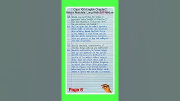 Nelson mandela class 10 question answer. class 10 english chapter 2 question answer. first flight