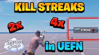How to create EASIEST KILL STREAK SYSTEM with UI in Fortnite Creative (UEFN)