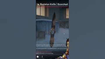 Scorched Skeleton Knife Unboxing! (c: Drututt)