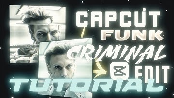 I Made FUNK Criminal Edits on CapCut - Viral Edit Tutorial