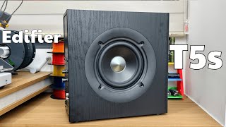 Test and Unpack Edifier T5s: the hottest subwoofer this summer | Edifier T5s teardown