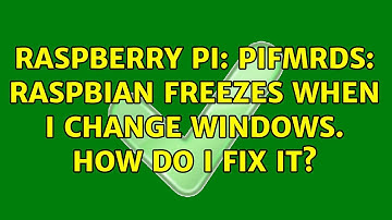 Raspberry Pi: PiFmRds: Raspbian freezes when I change windows. How do I fix it? (2 Solutions!!)